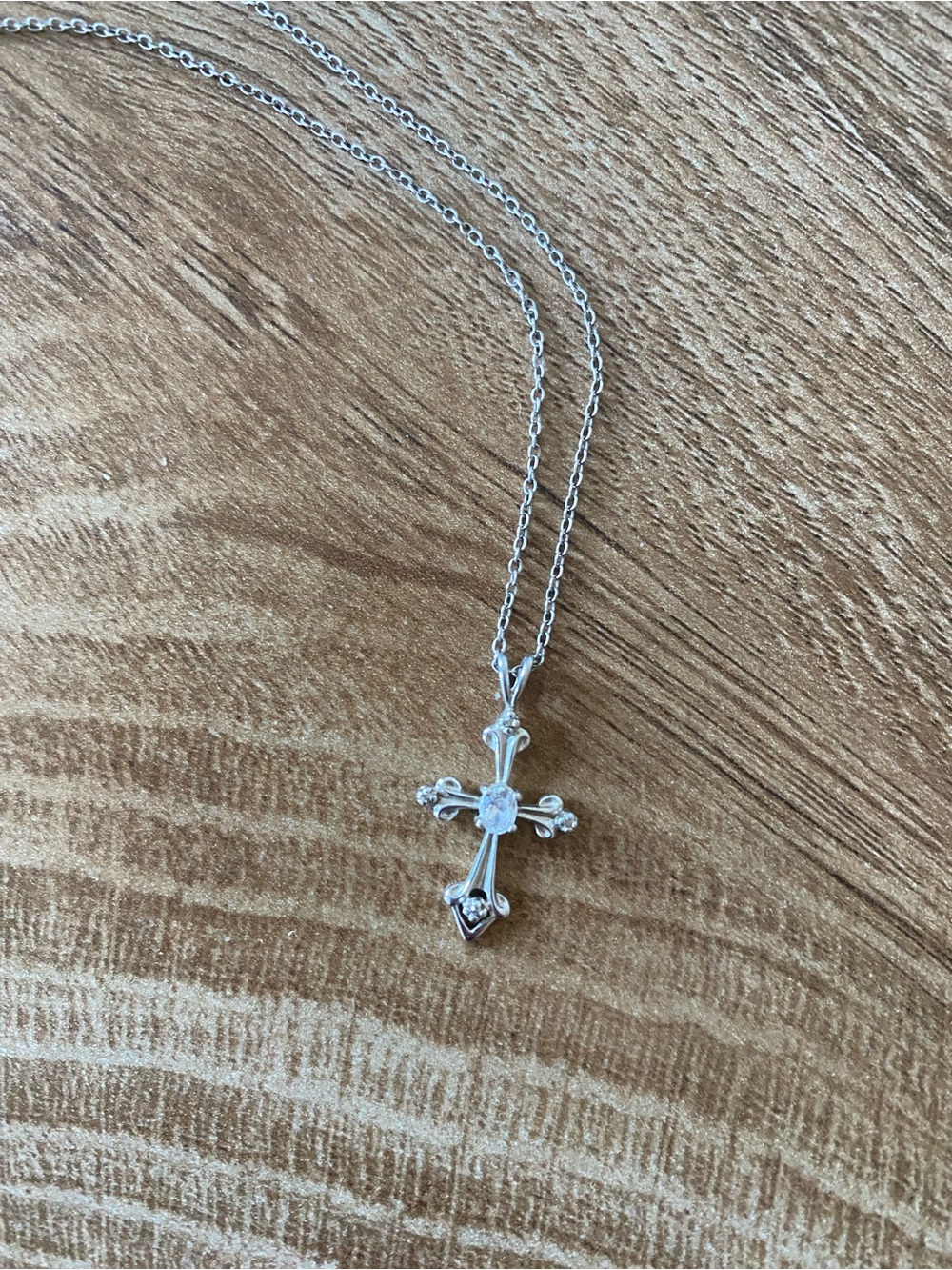 Stainless steel cross necklace
